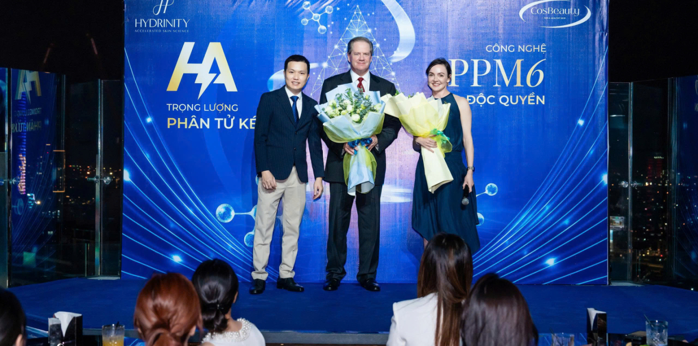 Cosbeauty đưa thương hiệu chăm sóc da chuyên sâu Hydrinity về Việt Nam