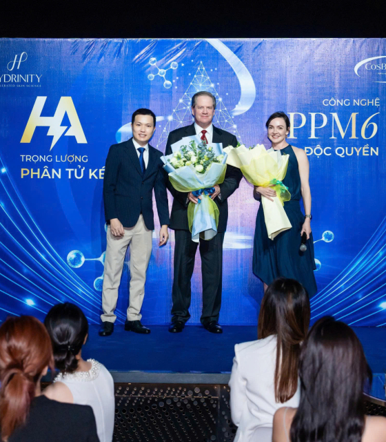 Cosbeauty đưa thương hiệu chăm sóc da chuyên sâu Hydrinity về Việt Nam