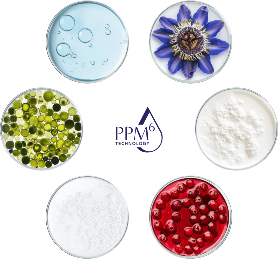 HA trọng lượng phân tử kép kết hợp cùng với chuỗi 6 peptide